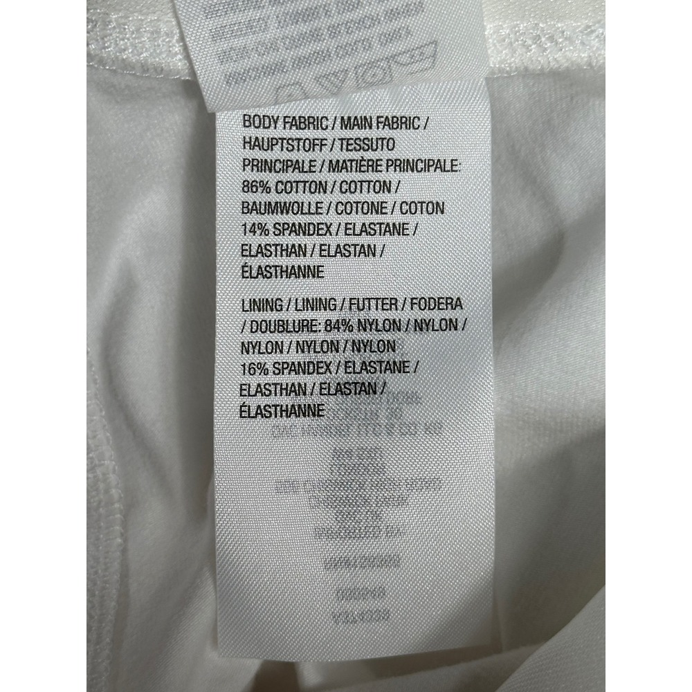 Women with Control by Renee Greenstein White Cropped Wide Leg Pants Women's XL - Picture 9 of 9